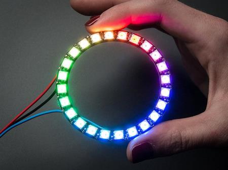 Anillo 24 Leds Rgb Ws2812 5050 Neopixel Arduino