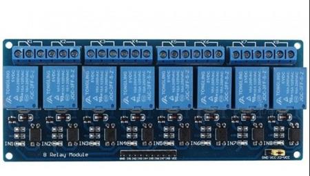 Modulo De Relee Relay Opto 8 Canales 5v 10a Arduino Pic Low