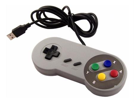 Joystick Usb Retro Tipo Super Nes Para Raspberry Pc O Mac