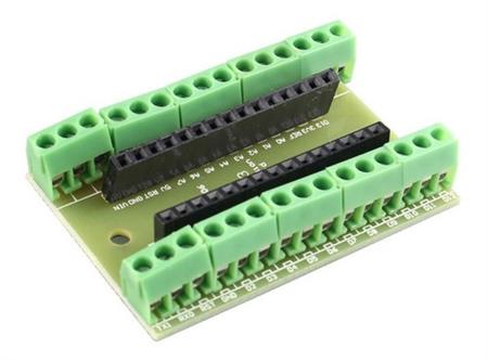 Shield De Expansión Con Borneras Para Arduino Nano