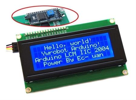 Display Lcd 2004 Backlight Azul 20x4 + Serie I2c Arduino