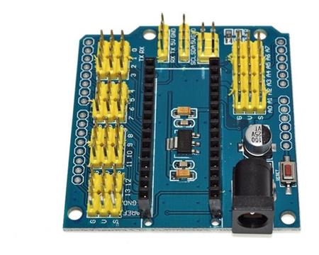 Shield De Expansión Con Borneras Para Arduino Nano