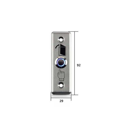 Pulsador Para Pared Luz Led NA/NC 3A 36 VDC C / Acceso