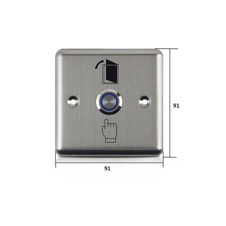 Pulsador de Acero Inoxidable Control de Acceso con LED NC
