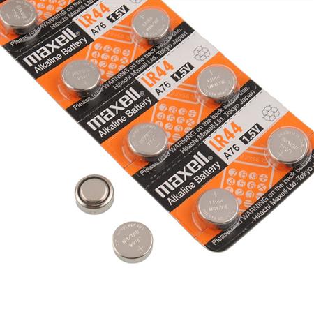 Pila Lr44 Maxell Bateria Alcalina A76 1.5v X Unidad