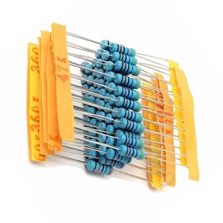 Resistencia 560 ohm Metal Film 1/4W 1% Pack x10