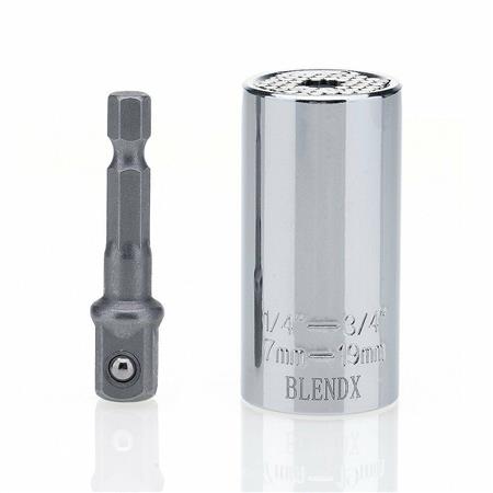 Llave Tubo Universal 7-19 Mm C/adaptador Bocallave Magica