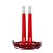 Soga Para Saltar Acero Roja Speed Entrenamiento Gym Fitness