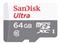 Memoria Micro Sd 64gb Sandisk Ultra Clase 10 Full Hd 100mb/s