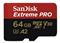 Micro Sd Sandisk Extreme Pro 64gb 4k 170mb/s U3 A2 C10 V30