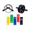 Kit Set De Accesorios Entrenamiento Soga + Rueda + 5 Bandas