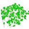 Diodos Led Verde 5 Mm Redondos Alto Brillo X 50 Unidades