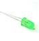 Diodos Led Verde 5 Mm Redondos Alto Brillo 2 Patas X Unidad