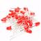 Pack 50 Led 3mm Rojos Alta Luminosidad