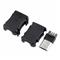 Conjunto Conector Micro Usb B Macho 5pin 4 Partes Negro