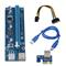 Riser 1x A 16x VER006C Pci-e Cable Usb3.0 Cripto Miner Rig