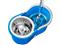 Balde + 2 Mopas Escurridor Centrifugo 20 Lt Acero Inoxidable - Azul